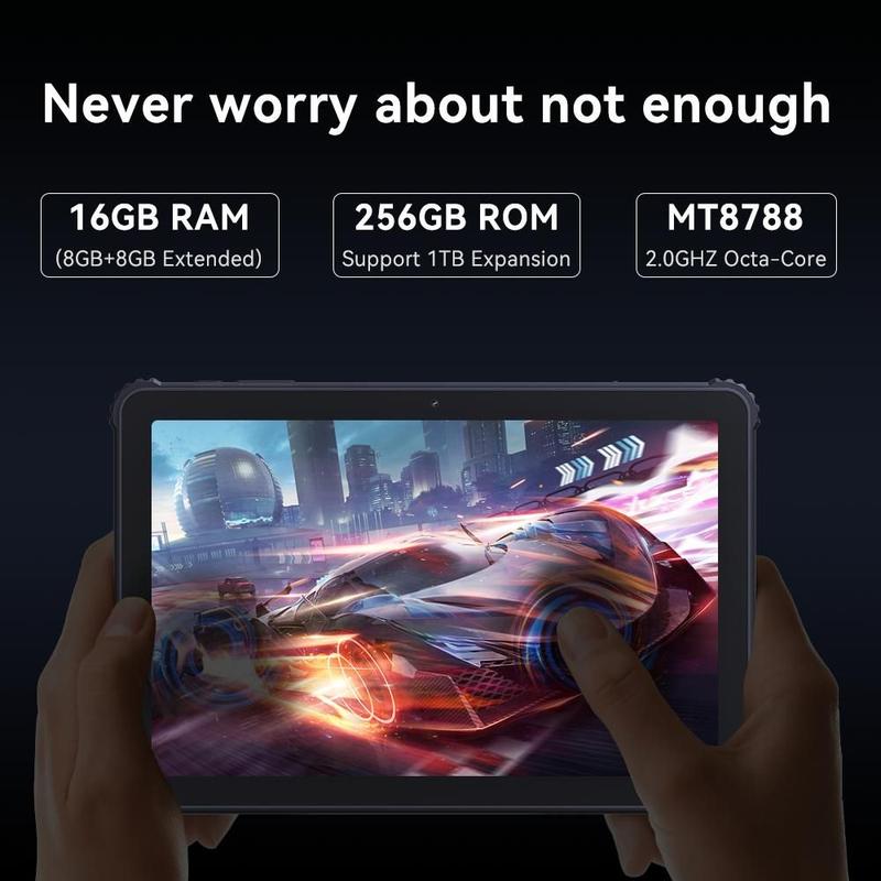 Tablet Cubot TAB KINGKONG Robusto 8 GB de RAM 256 GB ROM 16 MP 10